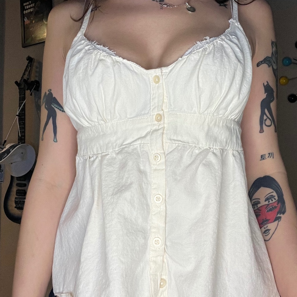 Brandy Melville Babydoll Tank One Size
